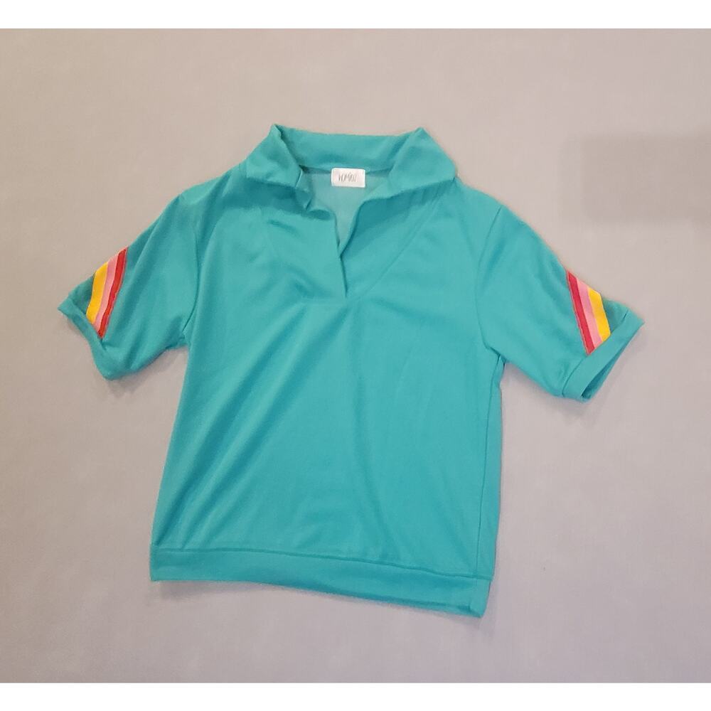 Homies Rainbow Multi-Color Striped Pullover Top - Medium